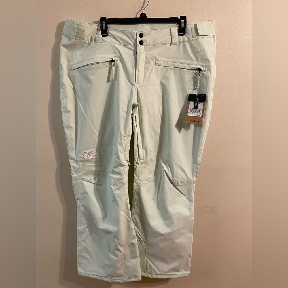 NWT Women's The North Face Freedom Stretch Snow Pants Pale Green Size XXL 2XL